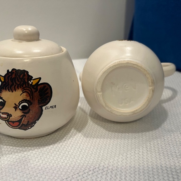 Elsie and Elmer cream and sugar set - Picture 2 of 2